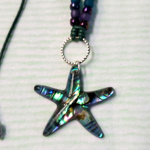**PRICE DROP**Beautiful Paua Maori Starfish Pendent! - Picture 2 of 3